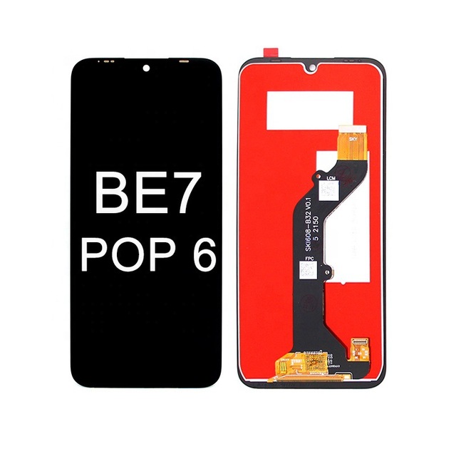 Wholesale Mobile Phone LCD for Tecno Pop 6 BE7 LCD Display Touch Screen Digitizer Assembly Replacement