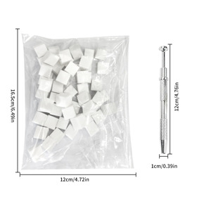 Mini 1Cm Miếng Bọt Biển Cho Móng Tay Nghệ Thuật Và Làm Móng Tay Gradient Vỗ Tay Keo Đặc Biệt Blush Nhỏ Vuông Lấy Bút - Product Image 5