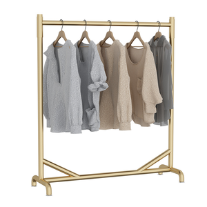 Portant à vêtements métallique sur pied à colonne unique, idéal pour la maison, la chambre et les magasins de vêtements - Product Image 1