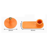 Étiquettes RFID M730 pour la gestion du bétail - Revêtement TPU imperméable 860-960 MHz pour bovins, moutons, chèvres, porcs, lapins
