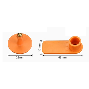 Nhận dạng quản lý điện tử GPS mã vạch chăn nuôi động vật RFID lợn thỏ dê Tai thẻ đôi cừu bò gia súc Tai tag - Product Image 3