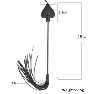 Fouet en cuir PU pour jeux érotiques, accessoire de stimulation pour couples, jouet sexuel BDSM pour adultes - Product Image 5