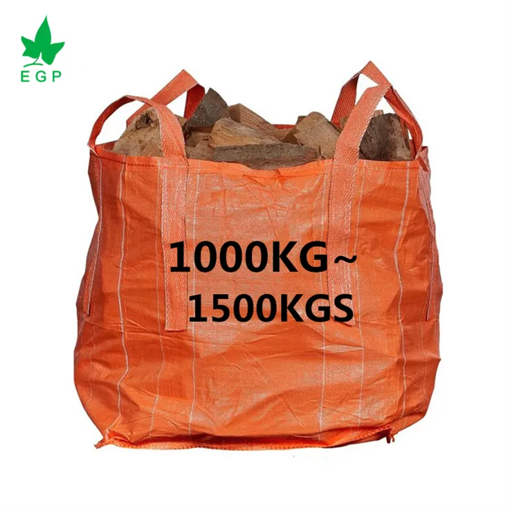 EGP थोक बैग पीपी बड़ा बैग 500kg 800kg 1000kg 1100kg 1200kg 1300kg 1500kg जंबो बैग 1ton 2ton चावल अनाज के लिए वजन लोड हो रहा है