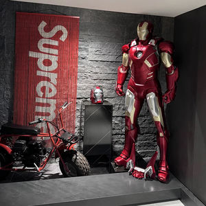 Marvel 1/1 a grandezza naturale statua ironman decorazione per la casa MK7 MK50 MK85 scultura artigianale in resina 2 metri con luci - Product Image 5