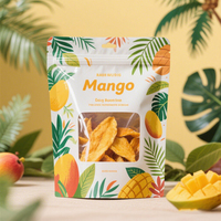 Pochette d'emballage de fruits secs mangue sous vide en plastique personnalisée de qualité alimentaire en gros sac d'emballage alimentaire sec sac en mylar