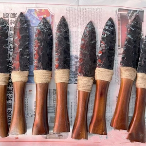 Bán Buôn Tự Nhiên Màu Đen Obsidian Phù Thủy Của Dao Nguyên Đá Tay <span class=keywords><strong>Chiseled</strong></span> Treasured Swordt Pha Lê Thủ Công Cho Trang Trí Nội Thất - Product Image 3