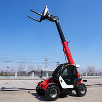 Envío Gratuito, Montacargas Diésel con Certificación EPA y CE, 4x4, 2.5 Toneladas, Altura 3m-7m, Manipulador Telescópico en Venta