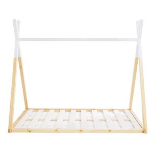 Lit enfant en bois, design moderne, démontable, bois naturel, meubles de chambre pour enfants - Product Image 4