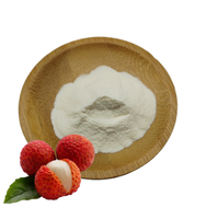 Natuurlijk gesproeid gedroogd puur lychee fruitpoeder, hoge oplosbaarheid, bulk, voedingskwaliteit, grondstof