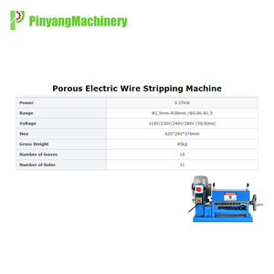 Pinyang Automatische Abisoliermaschine für Elektrokabel – Werkzeug zur Altkupferkabel-Wiederverwertung für kleine Drahtreste - Product Image 6