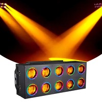 10 pièces * 80w lumière de fond de faisceau de lavage épissable avec effet de chasse lumière auxiliaire rvb pour l'éclairage de scène de spectacle d'événement de Concert
