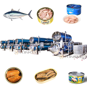 Tự Động Công Nghiệp Đóng Hộp Cá Ngừ Cá Sardine Dây chuyền Chế Biến Nồi Hấp Thực Phẩm Biển Máy Chế Biến - Product Image 2