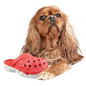 <span class=keywords><strong>Jouet</strong></span> à mâcher pour chien en caoutchouc non toxique en forme de sabot, couineur, pour petites/moyennes races - <span class=keywords><strong>Jouet</strong></span> <span class=keywords><strong>interactif</strong></span> pour la dentition, durable et résistant aux morsures - Product Image 1