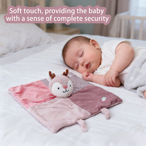 Serviettes apaisantes pour nouveau-nés, vente en gros d'usine, berceuses pour bébés, poupées apaisantes, serviettes apaisantes en tissu doux - Product Image 1