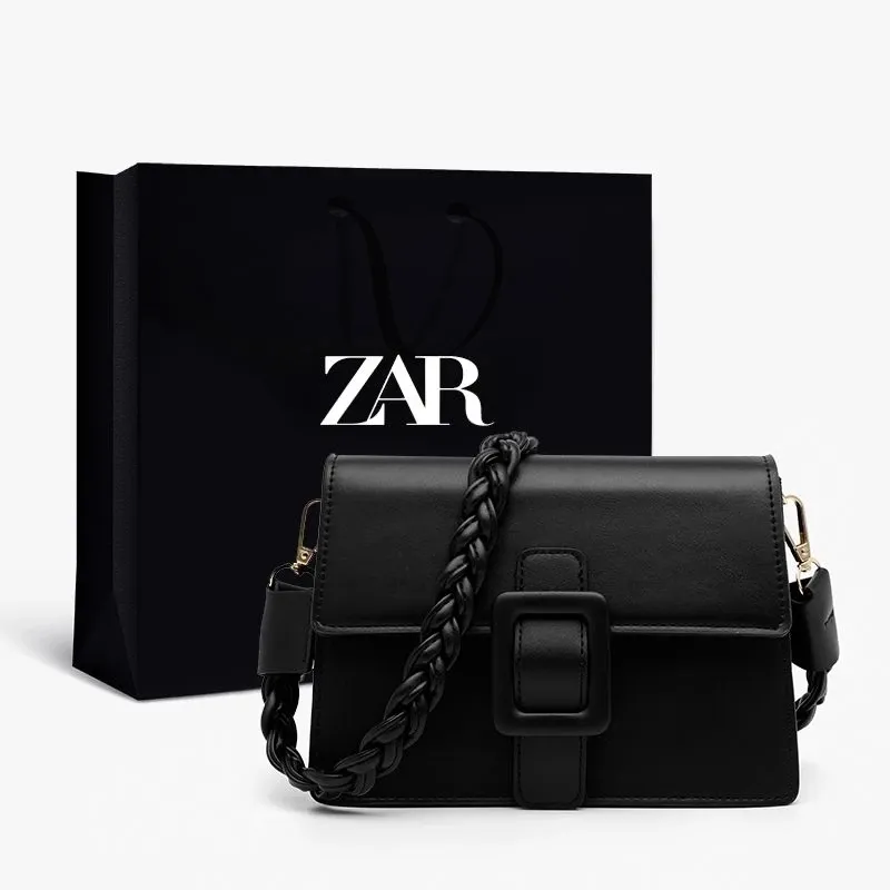 Brand Design Luxury Handbags Women Solid Color Crossbody Bags Shoulder Bag Large Capacity Black Tote Bag Two Shoulder Straps