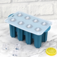 Moules à glaces en silicone durables sans BPA, lot de 8, pour bâtonnets de crème glacée, démoulage facile, outils manuels pour la fabrication de glaces, vente en gros, directement de l'usine