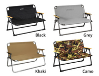 OnwaySports Outdoor Camping Pique-nique Voyage Cadre en alliage d'aluminium Siège extra large Siège double
