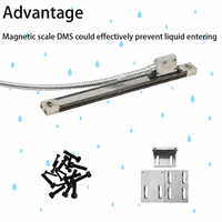 Capteur d'échelle magnétique Ditron DMS+DMA 50-6000mm IP67 1µm/5µm, encodeur pour outils de mesure de fraisage, tournage et rectification, sortie 5V TTL/RS42