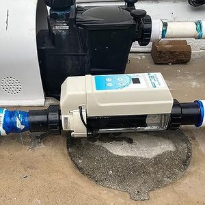 Système de <span class=keywords><strong>piscine</strong></span> à eau salée autonome EC12 de 15 000 gallons, remplacement pour la machine à chlore Hayward, fabriqué en plastique durable - Product Image 6