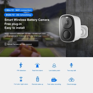Cámara de Seguridad WiFi de 3MP con Batería, Detección Humana PIR, Audio Bidireccional, Cámara <span class=keywords><strong>IP</strong></span> para Exteriores - Product Image 2