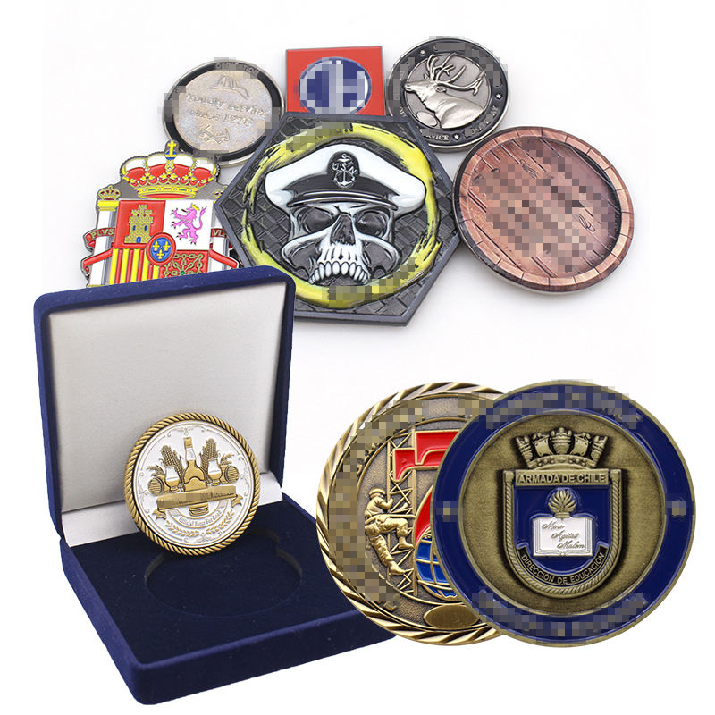 Custom Personalized Enamelled American Red Cross Award Challenge Coins ...
