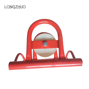 Rodillo para Cable <span class=keywords><strong>de</strong></span> Fibra Óptica con Marco <span class=keywords><strong>de</strong></span> Acero, Rueda <span class=keywords><strong>de</strong></span> Aluminio y Nylon, Diseño Arqueado para Tirar Cables, Carga Nominal <span class=keywords><strong>de</strong></span> 12/15KN - Product Image 2
