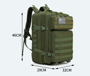 กระเป๋าเป้สะพายหลังไนลอนยุทธวิธีสำหรับการปีนเขาและล่าสัตว์กองทัพสีเขียวสีกากีกันน้ำความจุ30L กลางแจ้งเดินป่า - Product Image 6