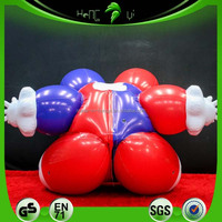 Costume de clown gonflable personnalisé en PVC brillant, costume gonflable Hongyi en tissu, costume gonflable Myrtille