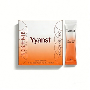 Poudre de collagène de haute qualité à marque privée avec MCT et acide hyaluronique pour raffermir la peau et réduire les rides - Product Image 1