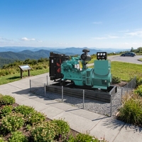Groupe électrogène diesel Cummins 75 kW 93,75 kVA triphasé 50 Hz à châssis ouvert sans balais – Alimentation fiable pour les installations des zones touristiques