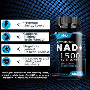 Suplemen Kecantikan NAD+ 60 Kapsul Label Pribadi OEM untuk Kesehatan Kulit & Dukungan Energi dengan Dosis Pil - Product Image 2