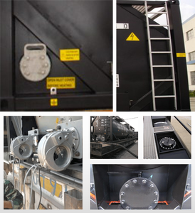 Réservoir de stockage portable électrique chauffé en bitume asphalte, 25000 litres, 20 pieds, T3, isolé, personnalisé LR CCS BV, conteneur <span class=keywords><strong>ISO</strong></span> - Product Image 3