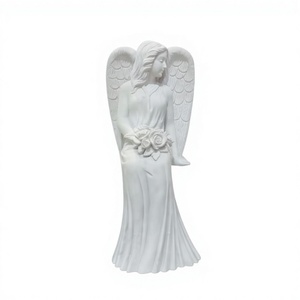 Monument funéraire Angel Headstones, monument commémoratif avec double cœur et ange - Product Image 5