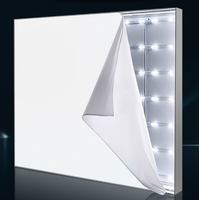 Cadre de signalisation rectangulaire en aluminium, extrusion, taille personnalisée, boîte lumineuse fluorescente, installation suspendue, boîte lumineuse décorative extérieure