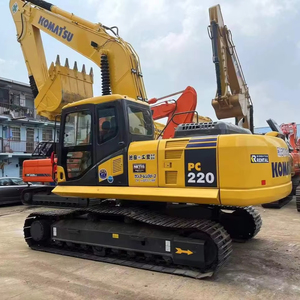 Excavadoras Komatsu PC220 robustas, excavadoras hidráulicas de 22 toneladas | Máquina de orugas usada hecha en Japón para construcción urbana y de carreteras - Product Image 1