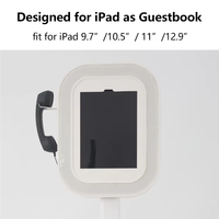 Cabine ipad légère Enregistreur vidéo de livre d'or de 12.9 pouces