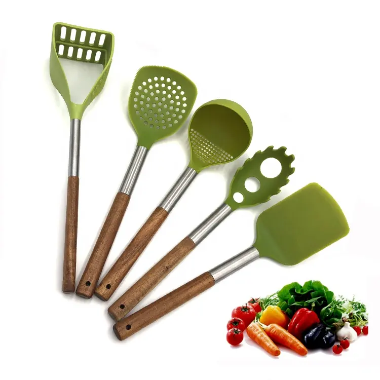 Nylon Utensil Set Non-Stick Cooking Utensils Set Heat Resistant Kitchen Gadgets Accessories Tools For Cookware