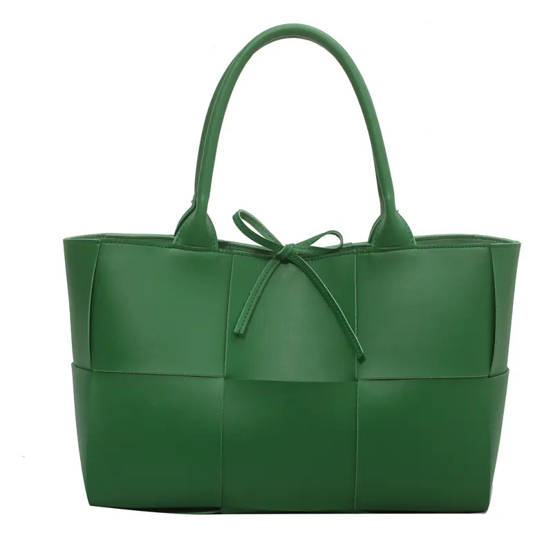 2022 New New Arrival hand Bags woven Shoulder Bags, Summer Stylish Purse and Handbags Big Capacity Tote Bag for Women (Green)
