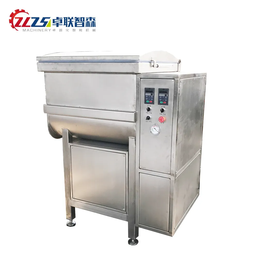 Промышленный вакуумный смеситель для фарша Qingdao Zlzsen для приготовления колбасы