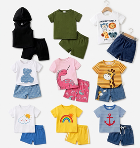 Tenues d'été pour enfants en gros, assortiment aléatoire de vêtements pour bébés, surplus de stock, vêtements pour enfants, stock d'usine - Product Image 1