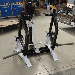 Máquina de entrenamiento de espalda vertical con carga de placas - Equipo de gimnasio en casa de acero seguro - Product Image 4