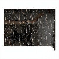 Production rapide, vente en gros de plaques de marbre PVC, finition brillante UV, texture marbre, panneau mural