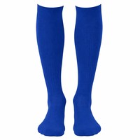 Chaussettes de football haute performance, chaussettes athlétiques côtelées au-dessus du genou, chaussettes d'entraînement respirantes pour les sports d'équipe, design uni