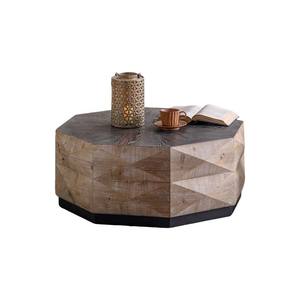 Wabi Sabi Solid Wood Coffee <b>Table</b> Natural Color Handmade Octagonal <b>Low</b> Round <b>Table</b> For Living Room Guesthouse Hotel - Product Image 5