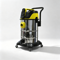 Aspirateur multifonction à main, grande capacité 70L, réservoir en acier inoxydable, double moteur 2400W, aspirateur humide/sec avec sac, fabriqué en Chine