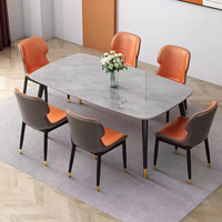 Ensemble de table à manger, table de cuisine et chaises, salle à manger, bois, ensembles de cuisine élégants