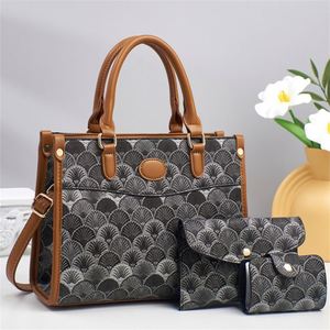 Fashionable Eco-Friendly Women's Handbag Purse Set Stylish 3pcs Tote Bags Durable Lightweight and Waterproof for Gifts - Product Image 3