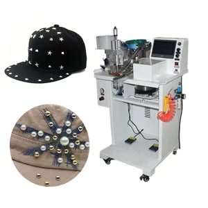 High speed pearl setting machine automatic pearl machine attaching beads punching machine