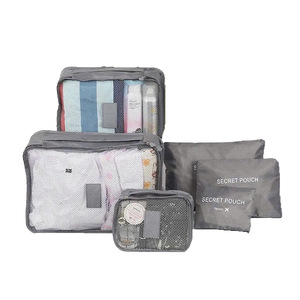 Travel Storage Set Clothing Organizer Polyester Durable Rectangle Luggage Divider Bag Secret Pouch Travel Accessories - Product Image 3
