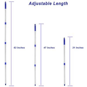 Nhà Máy Bán buôn tùy chỉnh mở rộng cực thép không gỉ cực lau kính thiên văn mở rộng cực để làm sạch - Product Image 2